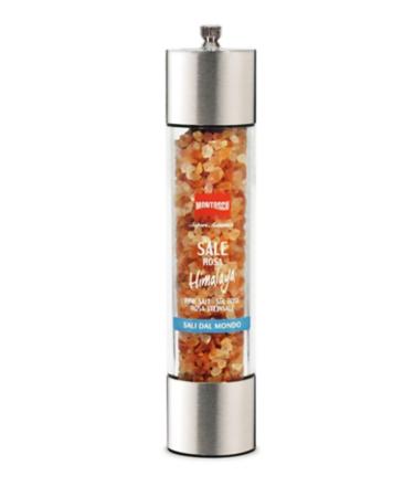 Montosco Himalayan White Salt Mill 270g - Sicilian White Salt 270g Black Pepper 125g - Crushed Chili Pepper Mill 70g - Offers of 1, 2 and 3 Units (2, Himalayan White Salt 270 g)