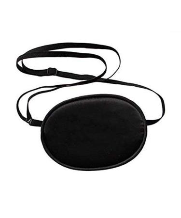 Silk Eye Patch Set for Adults - Adjustable Soft Eye Patches in Black and Pink for Lazy Eye, Amblyopia, and Strabismus - 2 Pieces - Buy Online on GoSupps.com