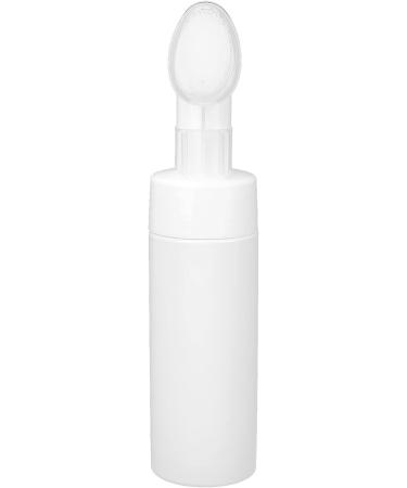 Silicone Brush Head Foaming Bottle Large Diameter Smooth Design Spiral Bottle Mouth Press Type Pump Head Round Bottom Bottle for Lotion or Facial Cleanser Bottling (100ML) 100ML 1 count (Pack of 1) - Buy Online on GoSupps.com