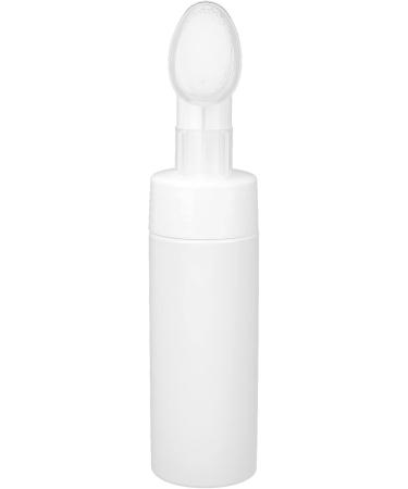 Foaming Bottle with Brush Prevent Leakage Facial Cleanser Foaming Bottle Spiral Bottle Mouth Silicone Brush Head Fastening Pump Head for Cleanser Bottling(#1) - Buy Online on GoSupps.com