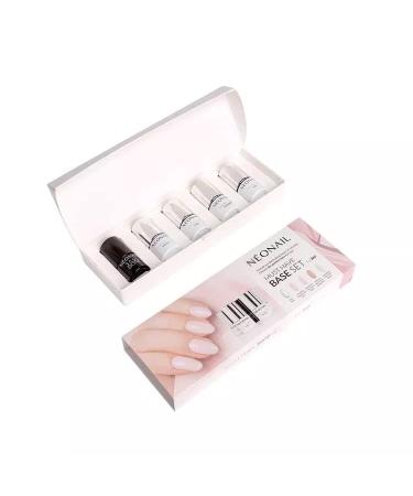 NEONAIL Professional Base & Top Sets for Home Nail Kit | Must-Have Accessories for Nail Professionals | 5 Bases x 3ml | Cover Base, Revital Base, Modeling Base & More - Buy Online on GoSupps.com