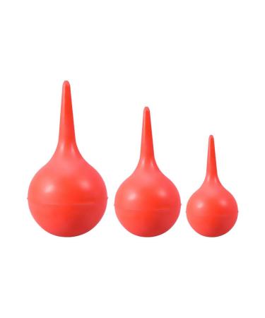 Chrees Ear Syringe Bulb 3Pcs Squeeze Bulb Ear Syringe Ear Washing Squeeze Bulb for Kids Adults