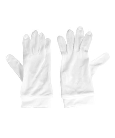 FRCOLOR 1 Pair Laboratory Gloves Housekeeping Gloves Hand Care Gloves Household Gloves Anti Gloves Work Gloves for Women Womens Gloves Gloves Miss White Powder Cotton Gloves