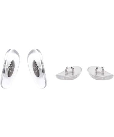 HEYDEFO Replacement Nose Pads Repair Kit for Ray-Ban Aviator RB3025 RB3016 Sunglasses (Clear) Bonus Sunglasses Bag - Buy Online on GoSupps.com