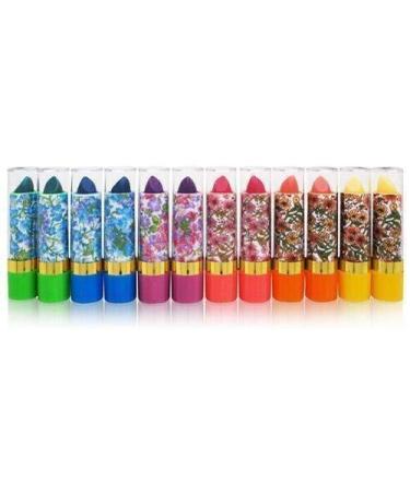 Princessa Aloe Mood Lipstick 12 Assorted Lipsticks - Pack of 1 - Buy Online on GoSupps.com