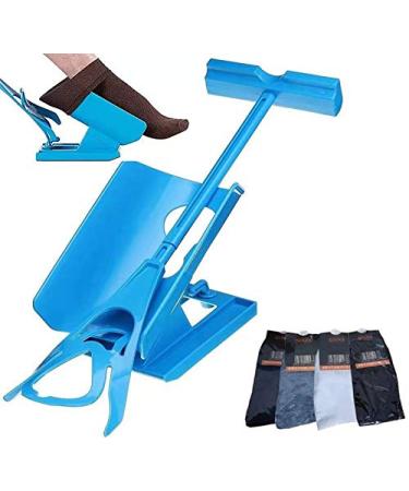 Sock slider easy on/off pantyhole puller socks attraction sock help aid helper sock attraction and pull -out help put on socks and take off tools for pregnant seniors overweight