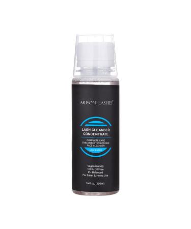 Vegan Lash Bath Foam Cleanser for Eyelash Extensions - 100ml Oil-Free Unscented DIY Professional Shampoo (1 Pack) - Buy Online on GoSupps.com