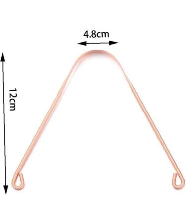 TOSSPER Copper Tongue Cleaner - Non-Gagging Metal Tongue Scraper for Unisex Oral Care | Best Dental Hygiene Tool - Buy Online on GoSupps.com