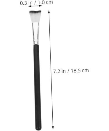 Baluue Makeup Tool Loose Powder Brush Nose Contour Brushes Blush Brush 18.50X1.00X1.00CM Black - Buy Online on GoSupps.com