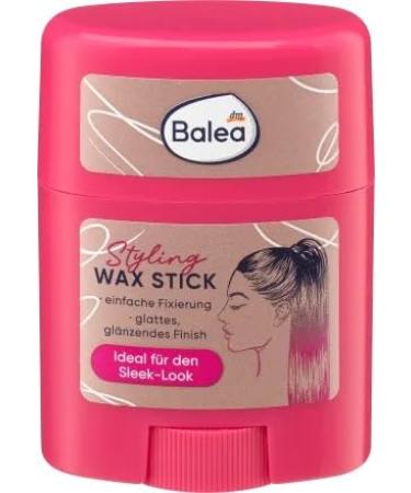 Whale Balea Set of 3 hair styling Heat protection balm Beat The Heat intensive care 125 ml + curls CRUNCH GEL Fizzy Fruits 100 ml + Wax Styling Stick smooth shiny finish for a