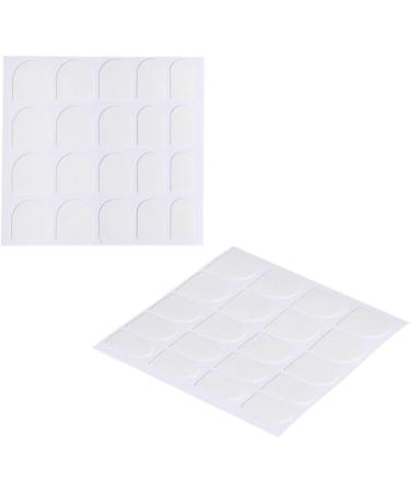 minkissy 100 Sheets Nail Jelly Glue Stickers Adhesive Nail Sticker False Nail Tips Nail Art False Nail Stickers Jelly Stickers Jelly Gel Nail Sticker Removable White Fake Nail Stickers Whitex2pcs 6.2X6.2cmx2pcs - Buy Online on GoSupps.com