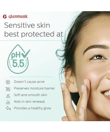 Glenmark Cleansing Lotion for Sensitive & Dry Skin | Gentle Makeup Remover & Moisturizer | 250ml - Soft Glowing Complexion - Buy Online on GoSupps.com