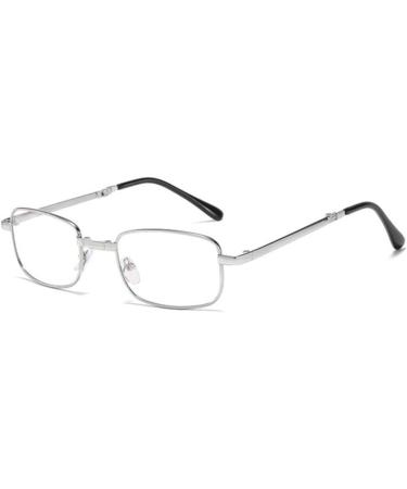 Buy Iynwbjts Foldable Anti-Blue Light Reading Glasses - Dual-Use Silver Frame 2.50 for Men & Women | High-End Stylish Design - Buy Online on GoSupps.com