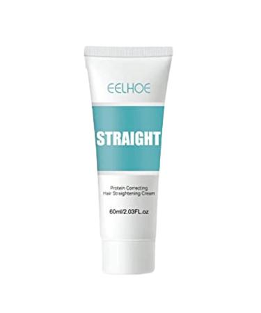 Eelhoe Keratin Correcting Hair Straightening Cream Eelhoe Protein Hair Straightening Cream Eelhoe Silk & Gloss Hair Straightening Cream For Curly Hair (1PC)