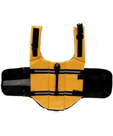 Dog Life Jacket - Swimming Safety Coat & Vest for Small to Big Dogs (Yellow M) - Ultimate Lifeguard for Puppies & Dogs - Buy Online on GoSupps.com