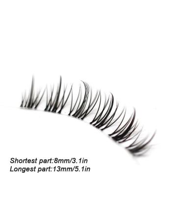 Buy Natural Look Fake Eyelashes | 5 Pairs Invisible Thin Band Eye Lashes for Daily Wear Weddings & Parties - Free International Shipping - Buy Online on GoSupps.com