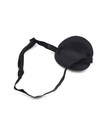 Adjustable Eye Patch Set for Lazy Amblyopia - Black - 2 Pcs Elastic Strabismus Eye Patches for Adults and Kids - Homiest - Buy Online on GoSupps.com