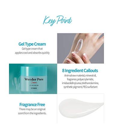 Etude House Wonder Pore Cream 75ml - Pore Minimizing Moisturizer - Buy Online on GoSupps.com