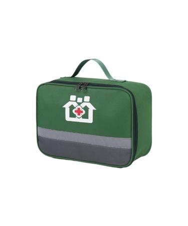 Large Capacity Pill Bottle Organizer Medicine Bag for Medications Pills Medium Green