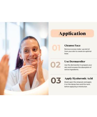 Buy Dermaroller Hyaluronic Acid Serum - 30 Ampoules (1.5 ml Each) for Optimal Hydration | International Shipping Available - Buy Online on GoSupps.com