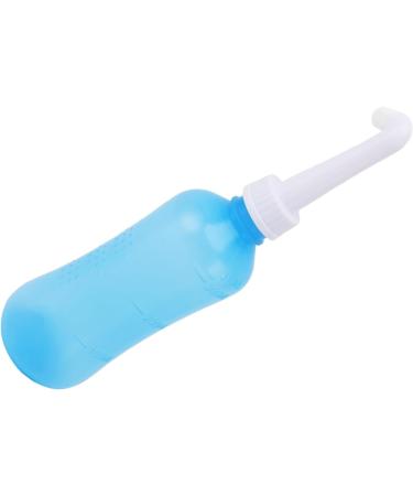 Nasal Rinse Bottle for Adults | Manual Nasal Irrigation with Visible Water Level | Comfortable Grip | Home Use - 310ml with Single & Five Hole Heads - Buy Online on GoSupps.com