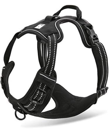 Winhyepet Truelove No-Pull Dog Harness - Reflective & Adjustable with 2 Linen Clips | Control Handle for All Dog Sizes - TLH5651 L Black - Buy Online on GoSupps.com
