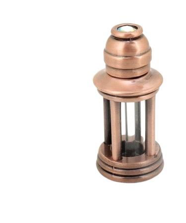 DFJOENVLDKHFE Glass Perfume Bottle Jewelry Enamel Fancy Crystal Perfume Bottle Refillable Empty Perfume Bottle (Size : Copper without grain 3ml Color : 3) Copper without grain 3ml 3