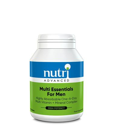 Nutri Advanced - Multi Essentials for Men Multivitamin - Vegetarian and Vegan - 60 Tablets 60 count (Pack of 1) - Buy Online on GoSupps.com