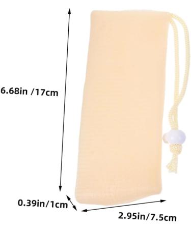 FOMIYES 16pcs Soap Net Storage Shampoo Face Soap Bags for Soap Bars Soap Scrubber Pouch Pe - Buy Online on GoSupps.com