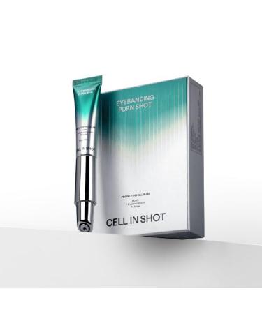 CELL IN SHOT Eyebanding PDRN Shot Under Eye Area Firming and Wrinkle Care Cream for Elasticity and Hydration with Massage Applicator 0.52 fl.oz (15ml)