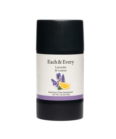 Natural Aluminum-Free Deodorant for Sensitive Skin | Lavender & Lemon | 2.5 Oz - Buy Online on GoSupps.com