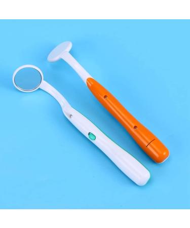Healifty Dental Mirror with LED Light - Anti-Fog Teeth Mirror for Dentists - 1PC Orange Mouth Tool - Buy Online on GoSupps.com