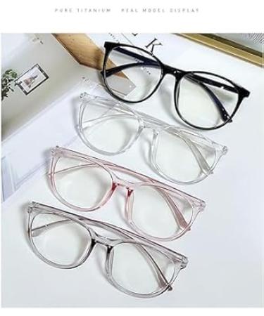 Shop 1pc Black Plastic Light Glasses for Women - Fashionable Blue Light Blocking Glasses for Computer TV Phones & Gaming - Vision Care for Men & Women - Buy Online on GoSupps.com