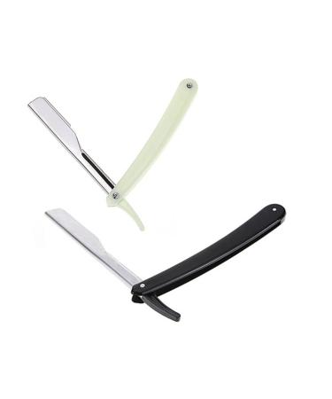 Minkissy Classic vintage razor rash trillless para afeitar para hombre hairformer made of metal razor with a straight bald head razor for men ustura man white cosmetics styler 1 pcs white