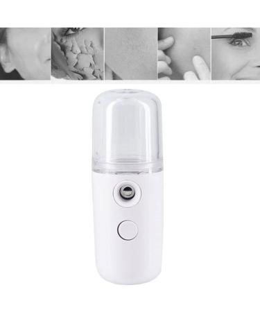 Facial Mist Sprayer Facial Mister Portable Mini Face Sprayer USB Rechargeable Facial for Hydratin White - Buy Online on GoSupps.com