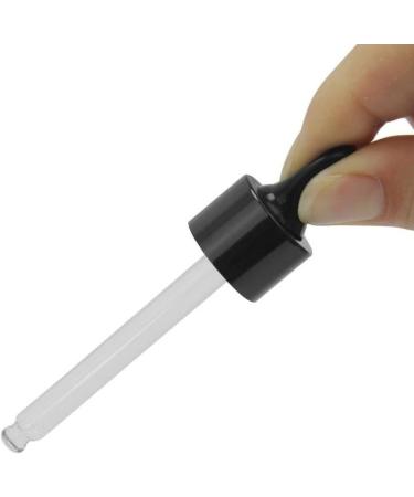 30ml Oil Bottle Empty Glass Dropper Bottle Refillable Amber Essential Oil Container Jar with Glass Pipette Dropper - Buy Online on GoSupps.com