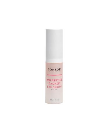 Sonage R&R Peptide Packed Eye Serum | Natural Peptides Target and Reduce Appearance of Crow's Feet Dark Circles Puffiness Under Eye Bags Wrinkles & Fine Lines | Gentle For All Skin Types