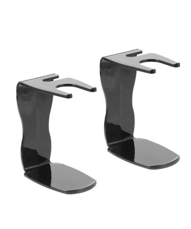 FRCOLOR 2pcs Shaving Brush Stand Holder Non Slip Razor Display Stand Razor Holder Accessory Shaving Brush Organizer