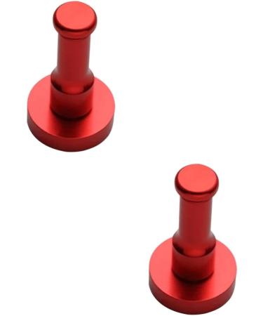 Zerodeko Wall Mounted Clothing Rack 2pcs Black Robe Wall Mount Clothing Mount Robe Hook Hat Coat Hook Clothes Hanger Sponge mediumx2pcs Redx2pcs - Buy Online on GoSupps.com