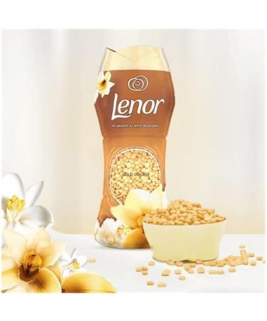 Lenor Fabric Conditioner Gold Orchid 1Pk 48Washes 1680ml + Lenor in-Wash Scent Booster Beads Gold Orchid 2Pk 2 x 176gr + Our Gift for You: Organza Bag Size 9x7x0.1cm - Buy Online on GoSupps.com
