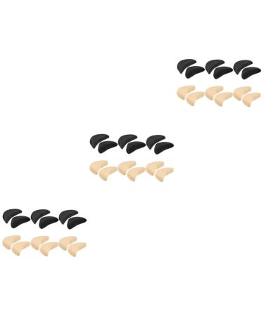 FOMIYES Big Shoe Filler 18 Pairs Sponge Toe Plug Mens Heels Shoes Too Big Inserts Shoes Inserts for Men Loafer Insoles Women Work Boot Filler Filler Adjust Women's Small Device Toe Filler