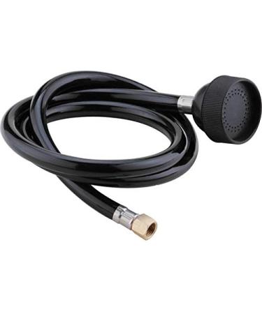 UPC Certified Black Rubber Hose Shampoo Sprayer Head for Salon & Barber Shop - Buy Online on GoSupps.com