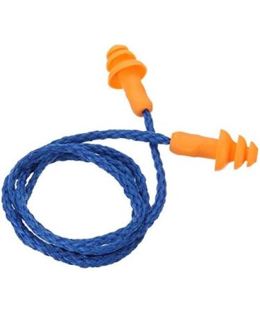 Silicone Earplugs - 10 Pairs Blue Soft Noise Reduction Earplugs for Sleeping Working & Swimming | Kids & Adults - Buy Online on GoSupps.com
