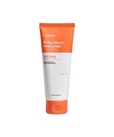 JUMISO All day VITAMIN Clean & Mild Facial Cleanser Low pH Vitamin Vegan Sensitive skin