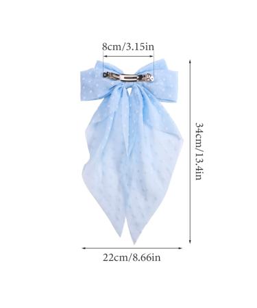 3PCS Big Hair Bow Clips for Women and Girls - Large French Barrette Bowknot Hairpin Set - Buy Online on GoSupps.com