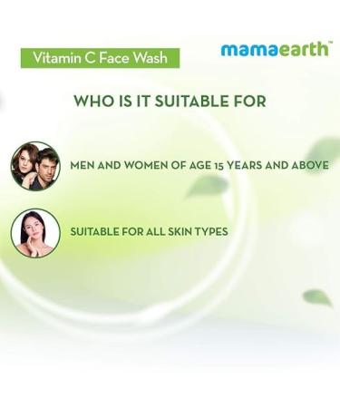 Vitamin C Face Wash with Turmeric for Skin Illumination - 100ml | Shop Internationally - Buy Online on GoSupps.com