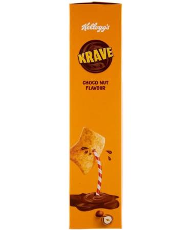  CAIYA Kellogg's Krave Choco Nut Flavour 3-pack cereal with chocolate and hazelnut filling 410g 3 packs  - Buy Online on GoSupps.com