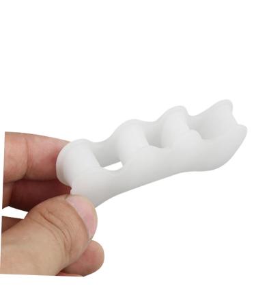 Buy Gatuida Gel Toe Stretcher - 3 Pairs White Daily Use Toe Straightener & Bunion Cushion Pads - International Shipping Available - Buy Online on GoSupps.com