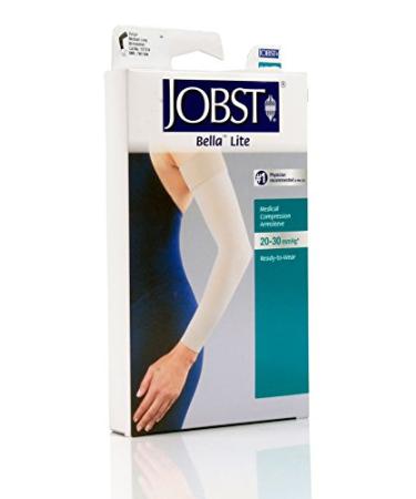 Jobst Bella Lite 20-30 Compression Arm Sleeve No Silicone Beige Medium Long