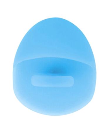Face Massager Brush Silicone Face Cleansing Brush Massager Exfoliator Scrubber Manual Face Washing Tool Sky Blue
